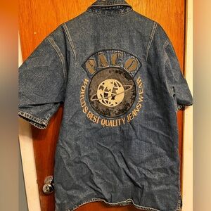 Vintage Paco Jeans Blue Denim shirt